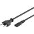 Goobay 50084 – Cable de alimentación 1,5 m, Negro